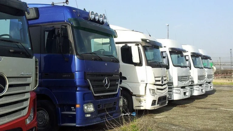 کامیون های مرز بازرگان ترکیه
